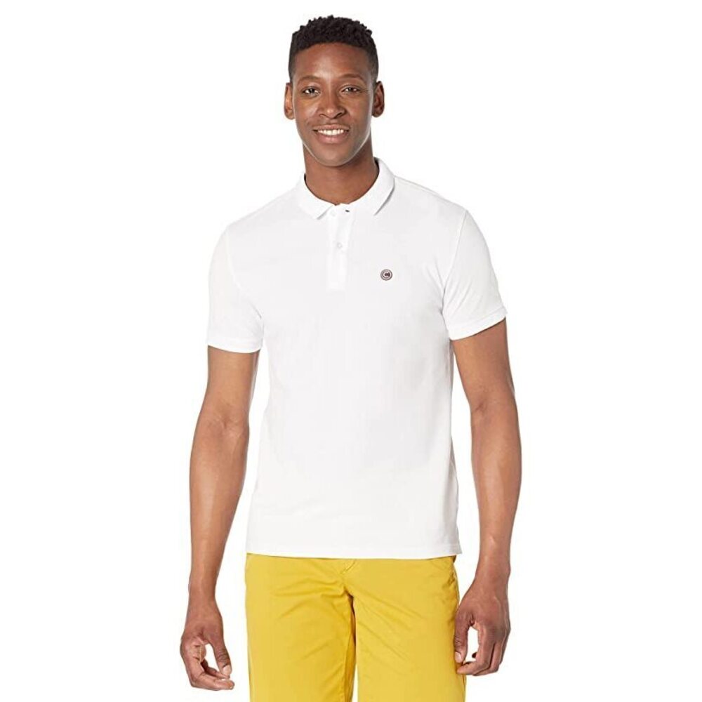 COLMAR Short Sleeve Stretch Piquet Polo , White, 2XL
